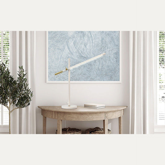 Piano pöytävalaisin valkoinen