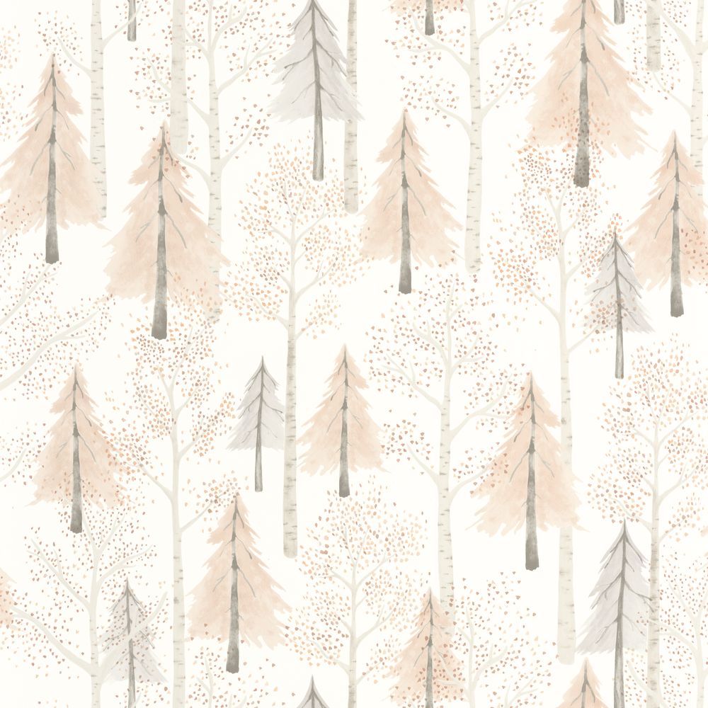 Tapetti Walk In The Forest Beige Nude 0,53x10,05m