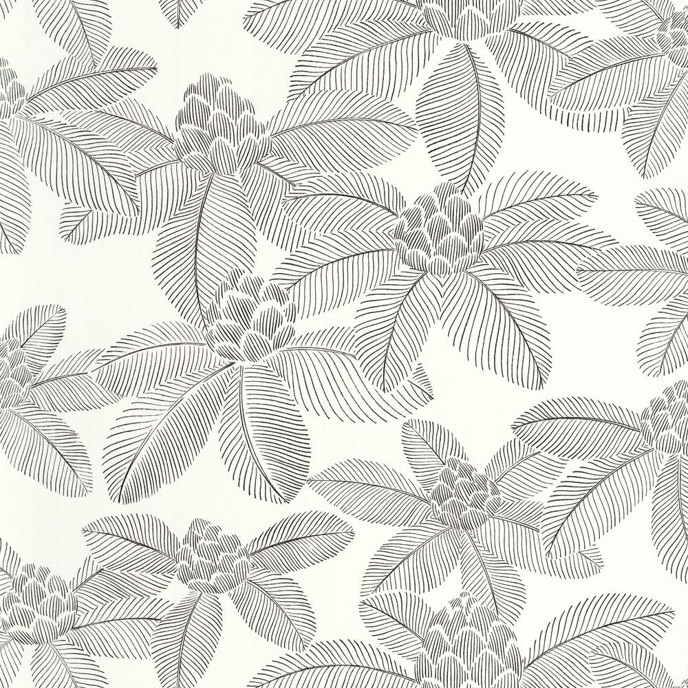 Tapetti Lotus Noir Blanc 0,53x10m