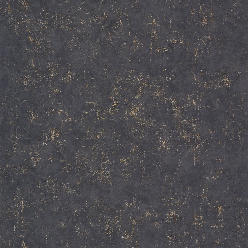 Tapetti Uni Metallise Nacre Noir Or 0,53x10,05m