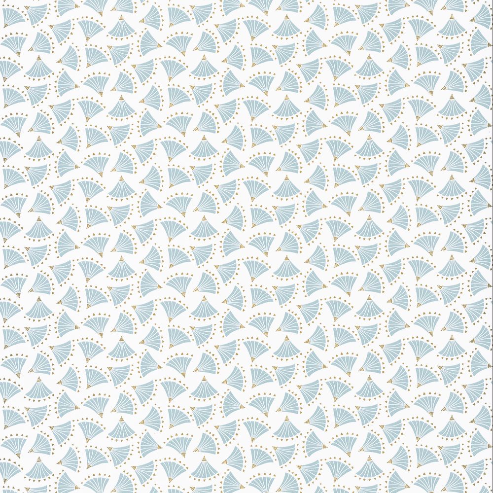 Tapetti Color Box Origami Bleu Clair Gold 0,53x10,05m