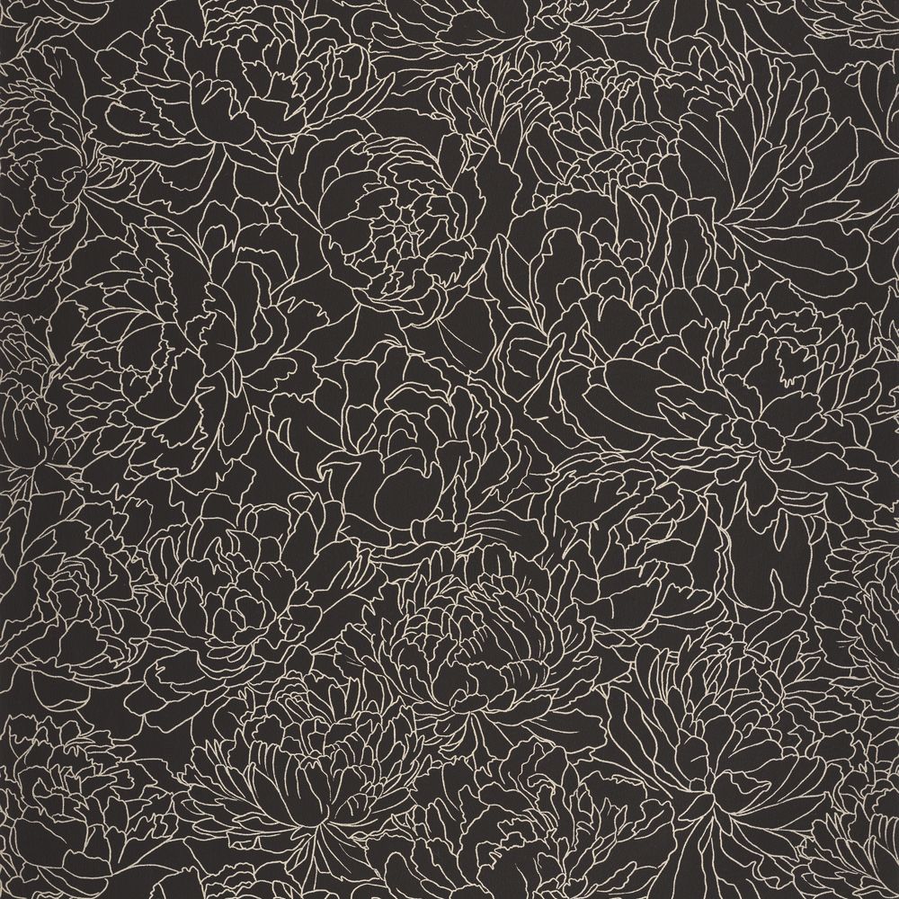 Tapetti Glow Noir Or 0,53x10,05m
