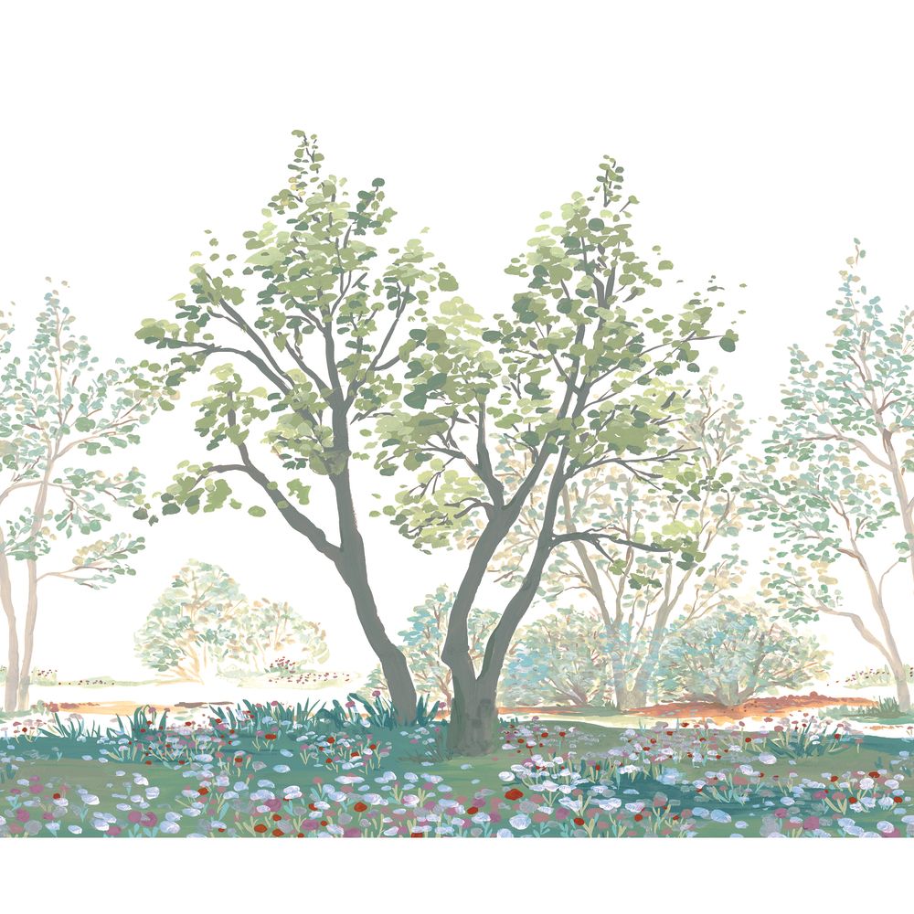 Tapetti Life Moment_S Vert Lichen 300X250 cm