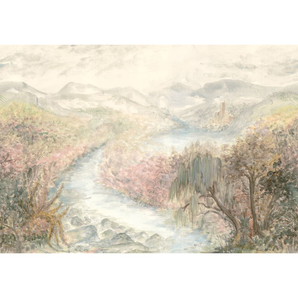 Tapetti Ruisseau De Joie_M Rose Nude 400X280 cm
