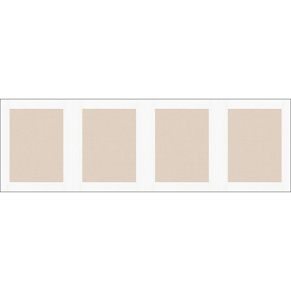 Tapetti Soubassement Jute S Blanc 80x250cm