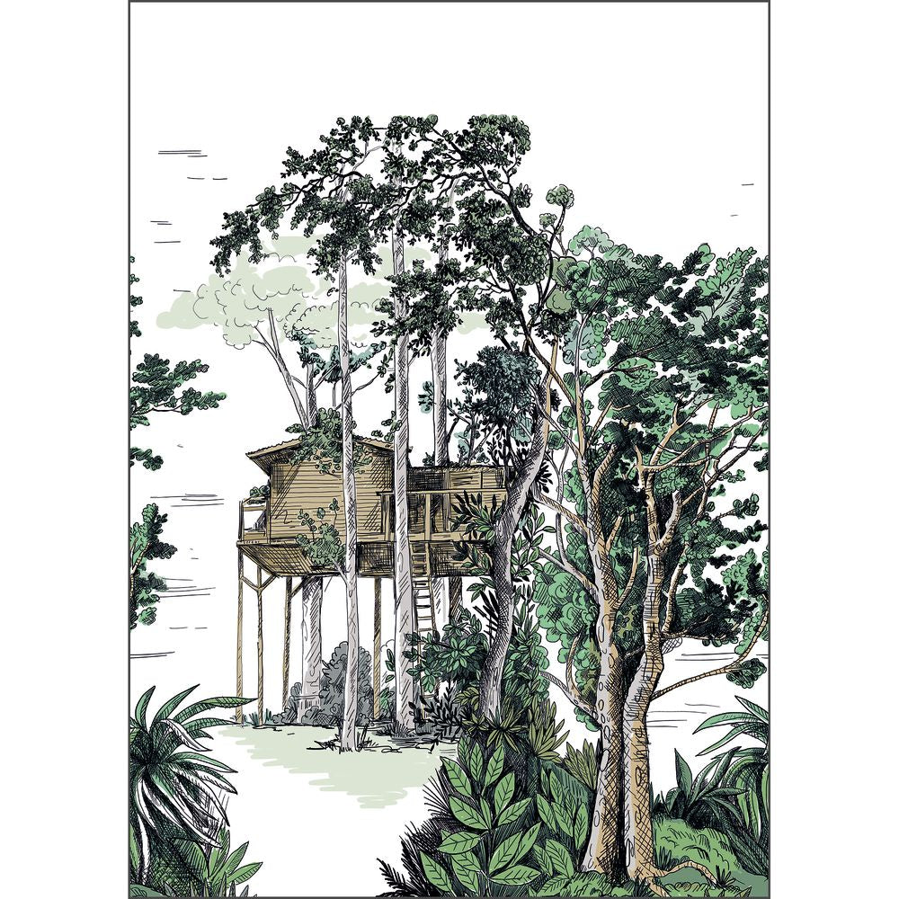 Tapetti The Garden Shed_M Vert 200X280 cm
