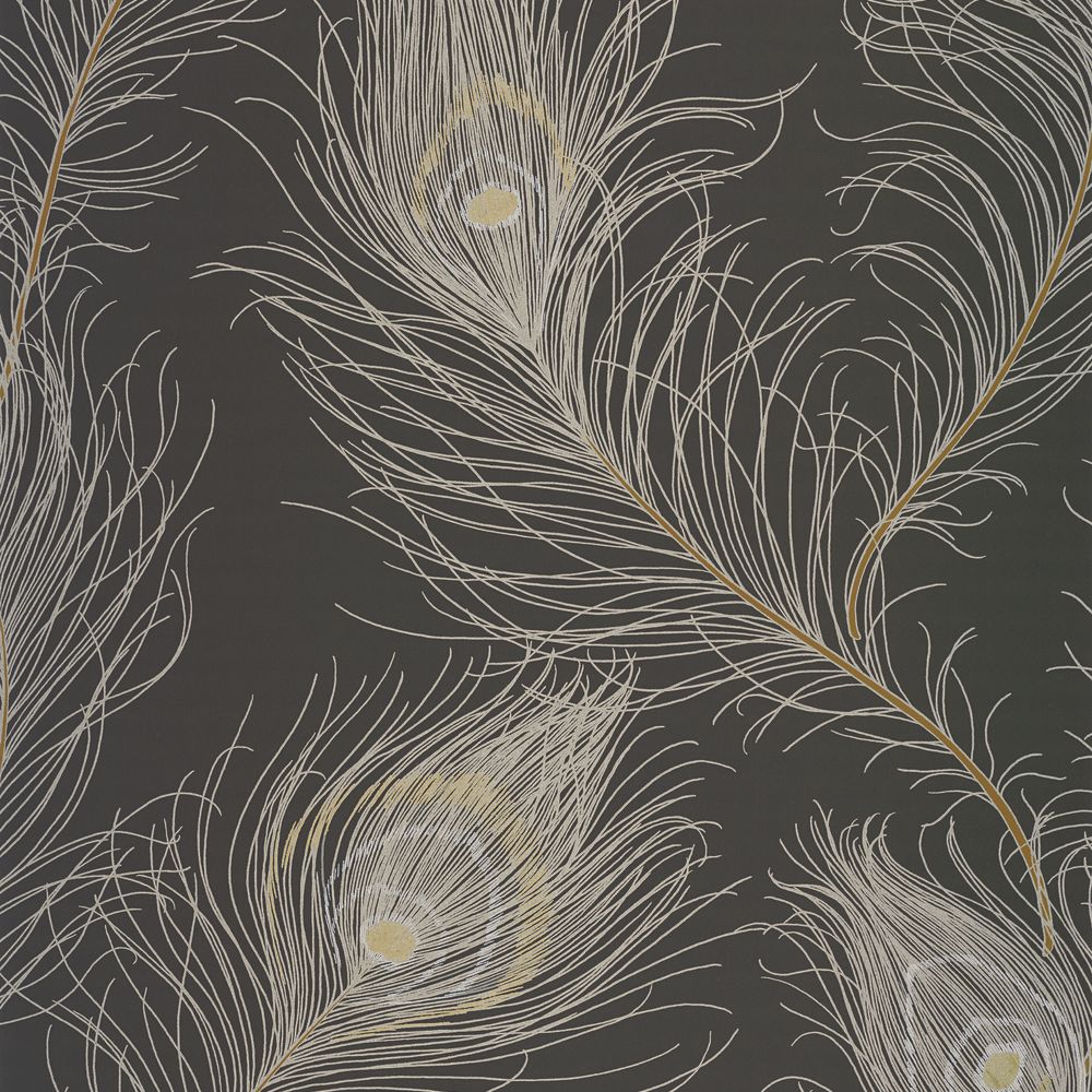 Tapetti Revue Noir Fusain Or 0,53x10,05m
