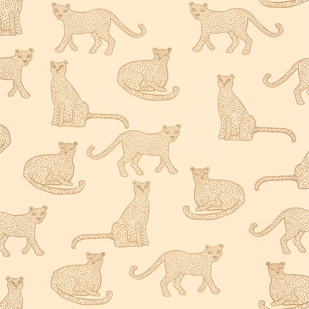 Tapetti Lea Vieux Rose Or 0,53x10,05m