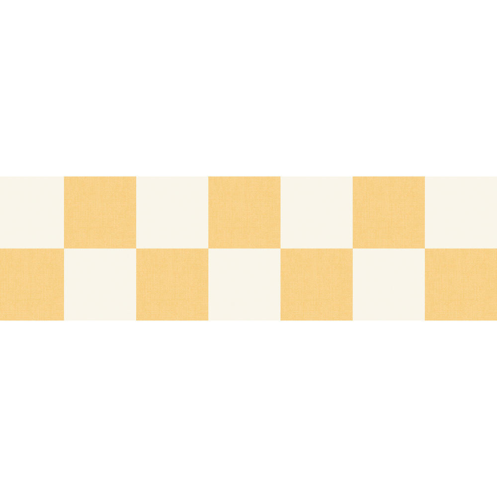 Boordi Checks Border Jaune 0,106x6m