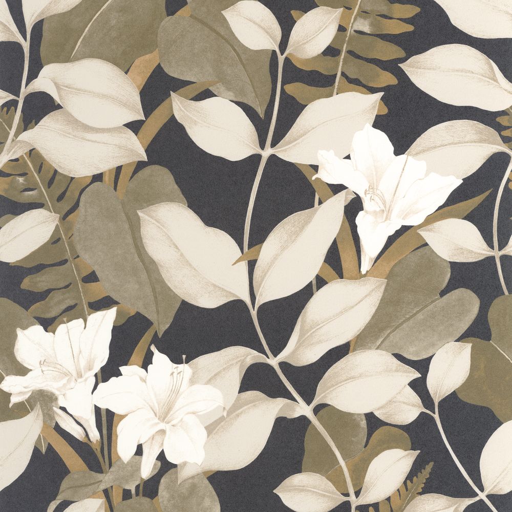 Tapetti Royal Lily Tabac Ardoise 0,53x10,05m