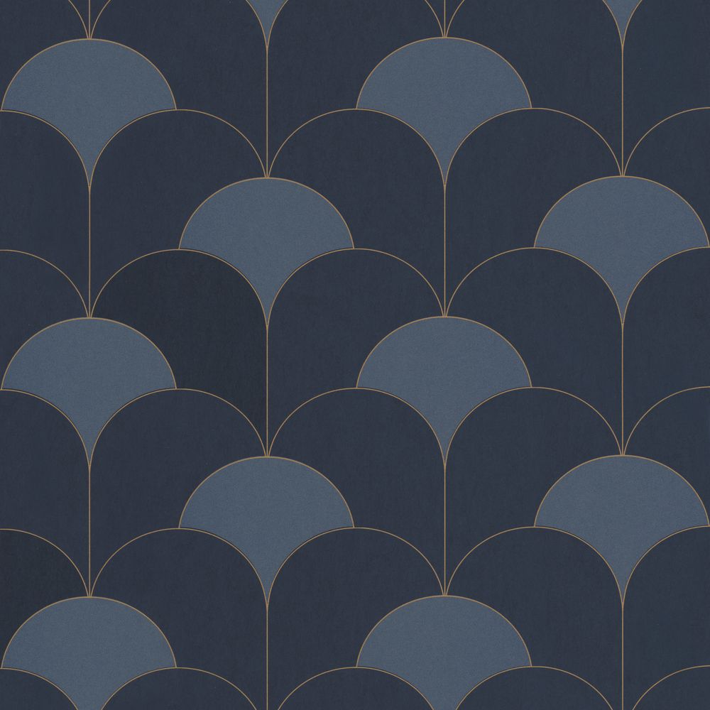 Tapetti Theatre Bleu Orage 0,53x10,05m