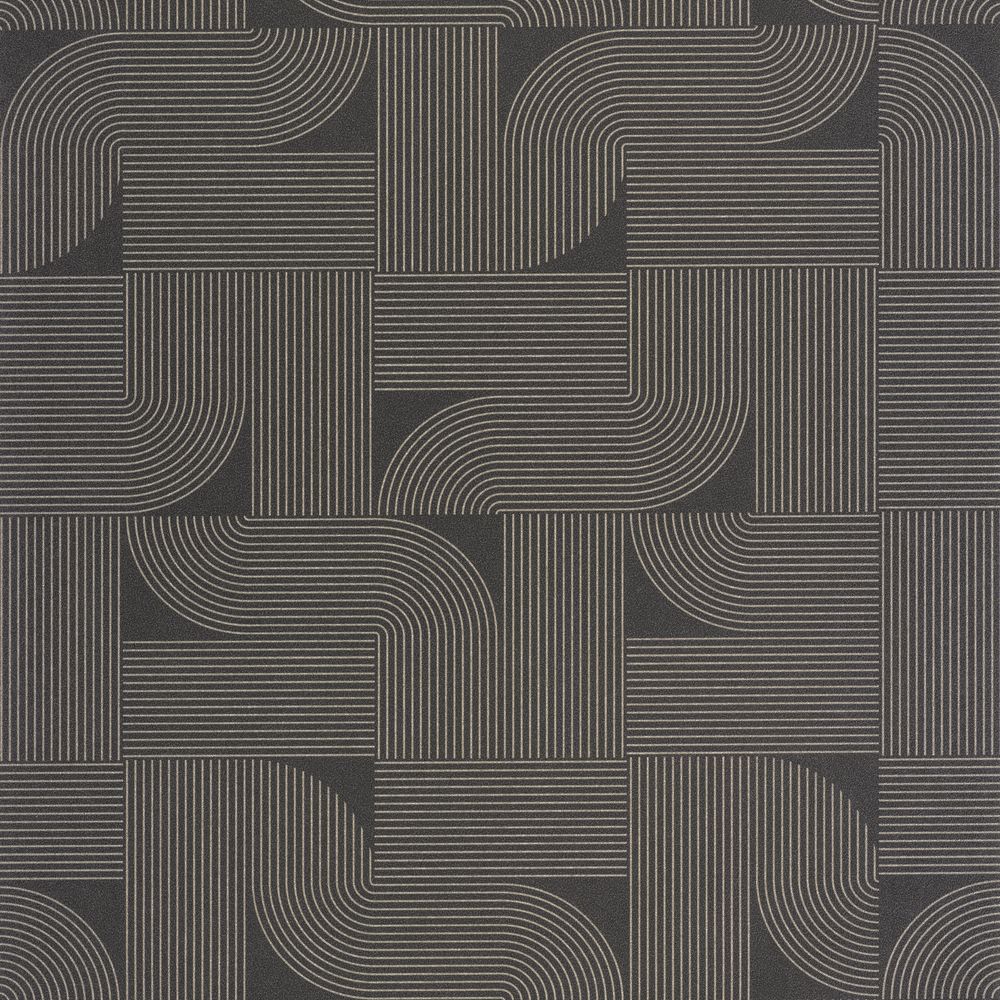 Tapetti Softness Noir Or 0,53x10,05m