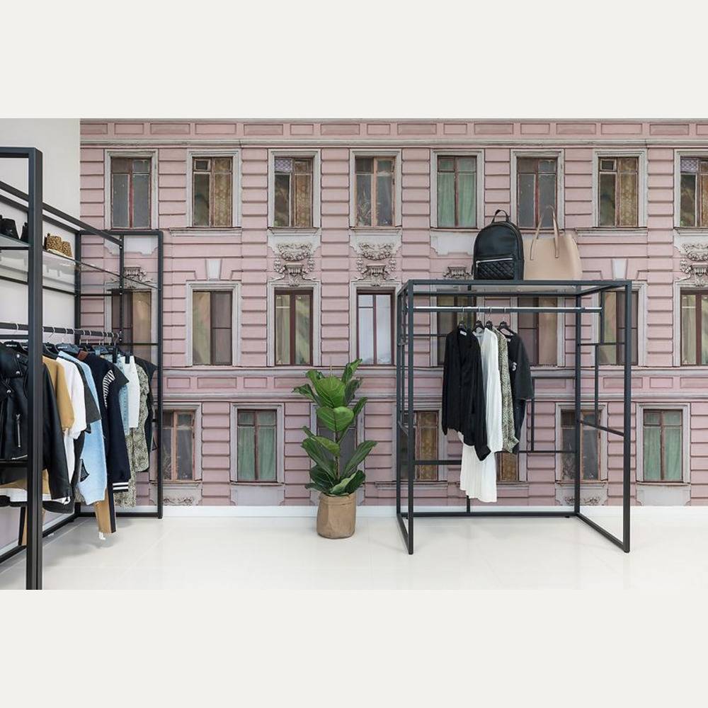 Rebel Walls Pink Facade -tapetti